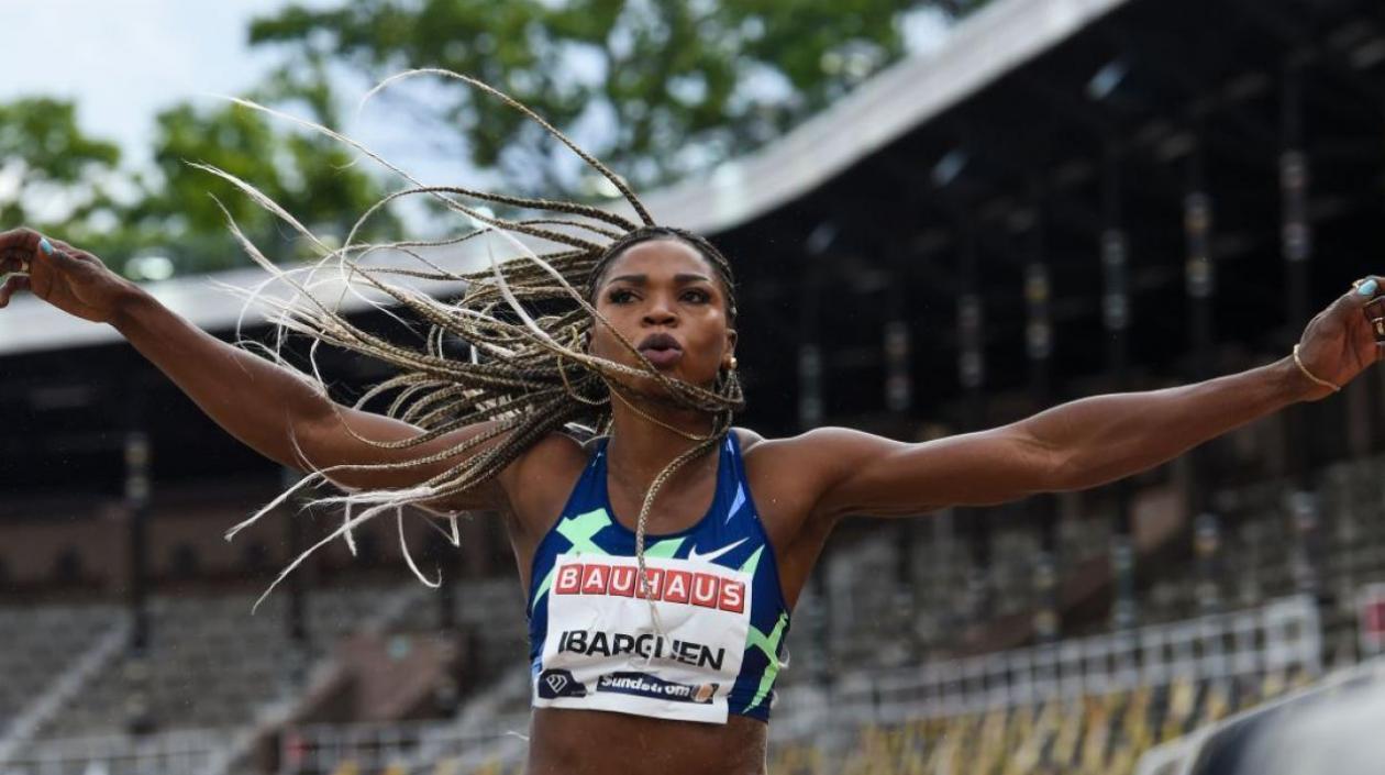La colombiana Caterine Ibargüen.