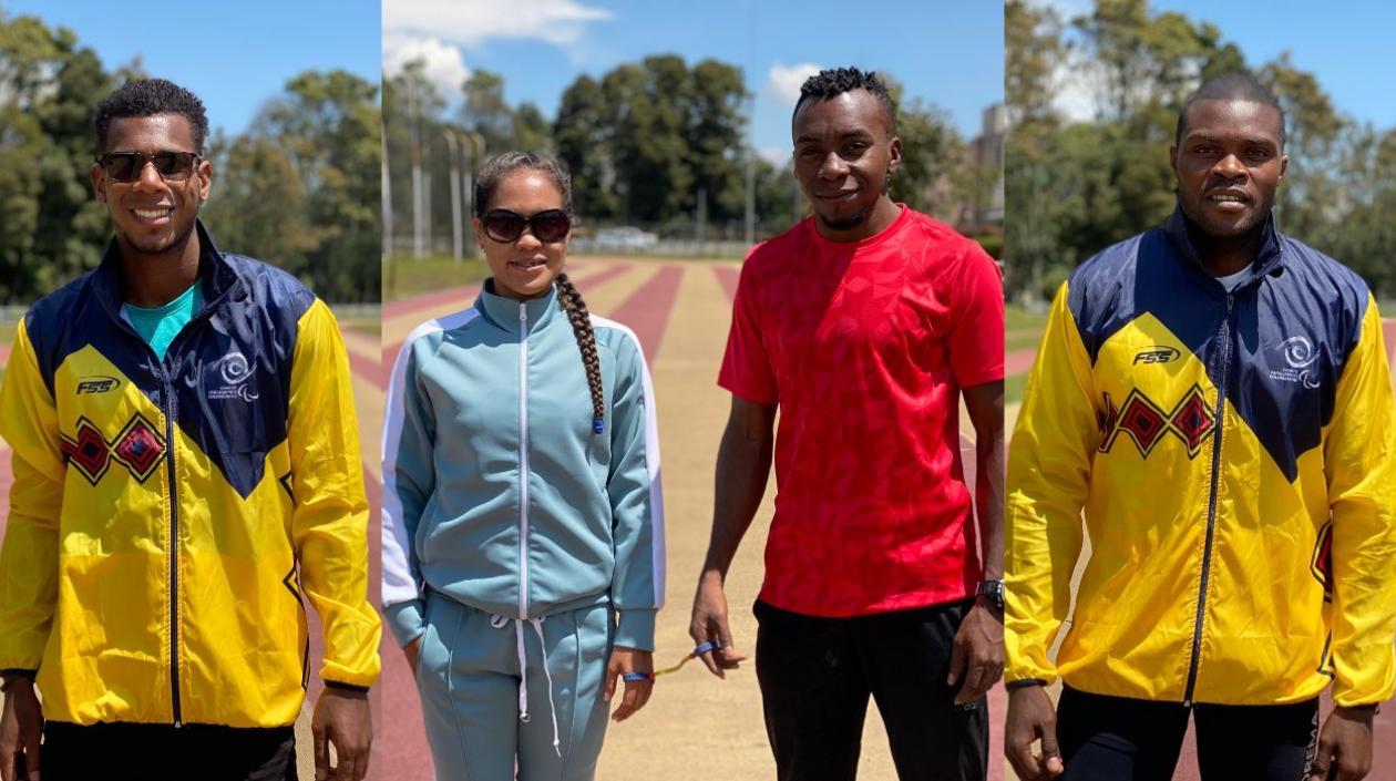 Jean Carlos Mina, Angie Pabón, Luis Dahir Arizala y José Gregorio Lemos.