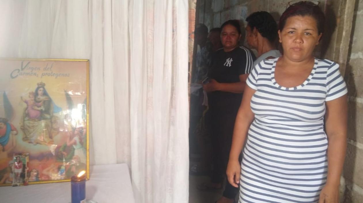 Arismetd Almanza, era una de las mujeres que la acompañaba.