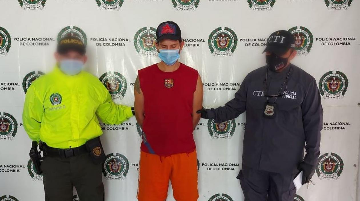 Jhon Thailor Santiago Saras, alias ‘El chamo’.