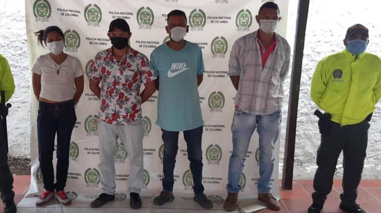 Los capturados fueron dejados a disposición de la Fiscalía. 