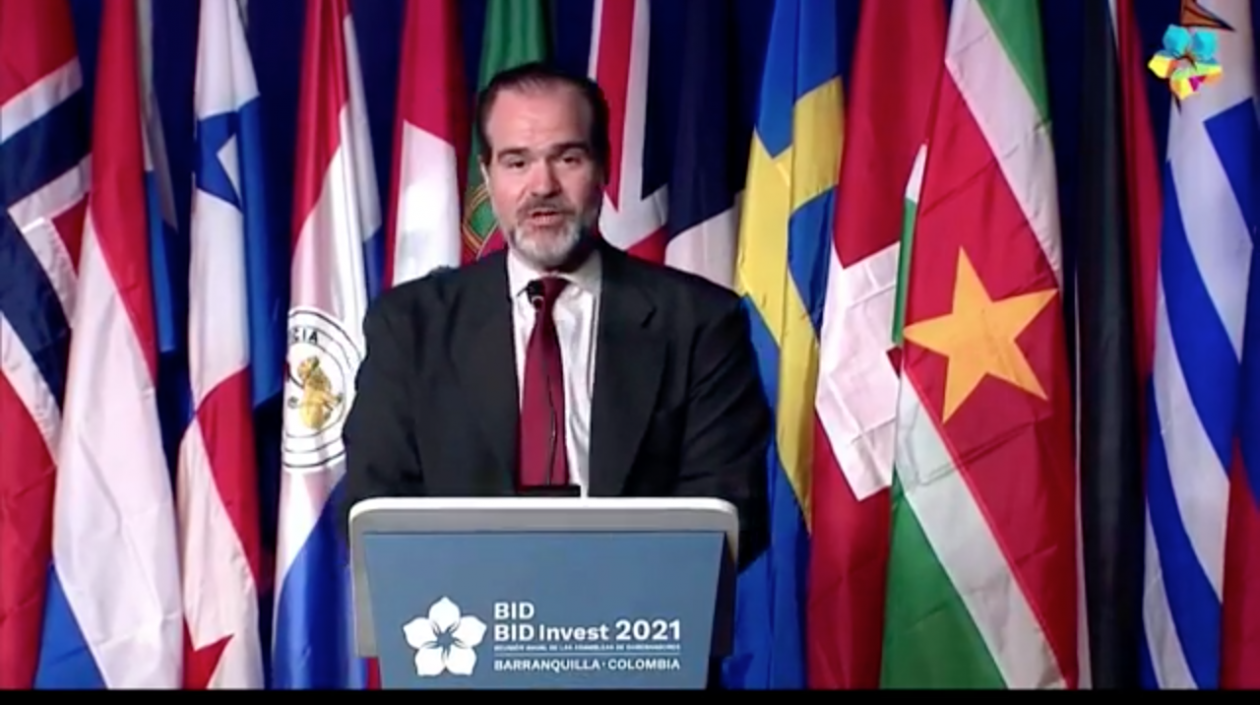Mauricio Claver-Carone, presidente del BID.