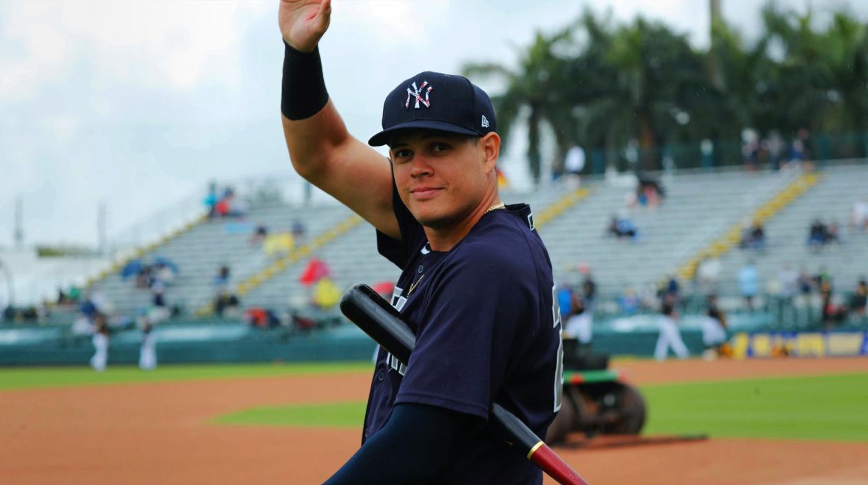 Gio Urshela, pelotero colombiano. 