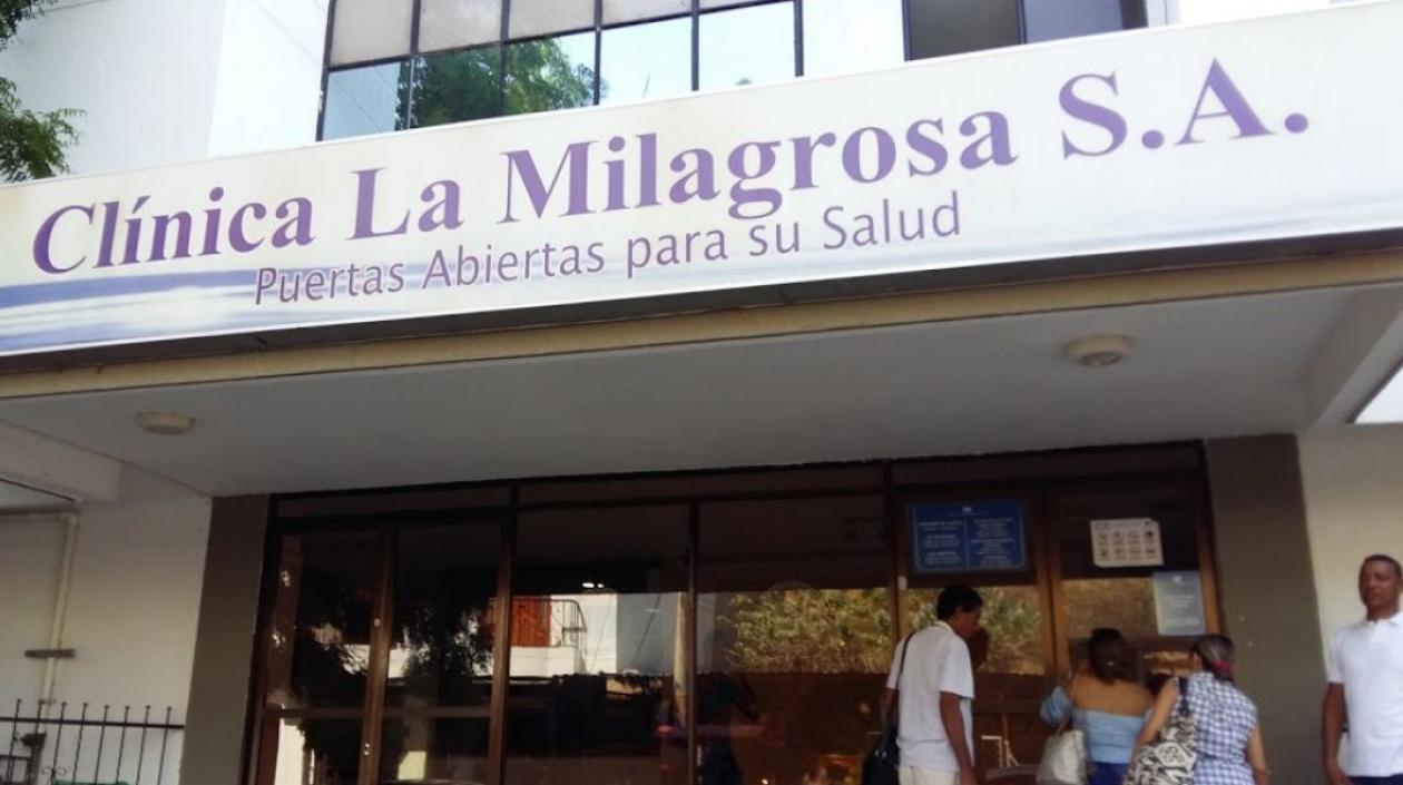 Fachada de la Clínica La Milagrosa.