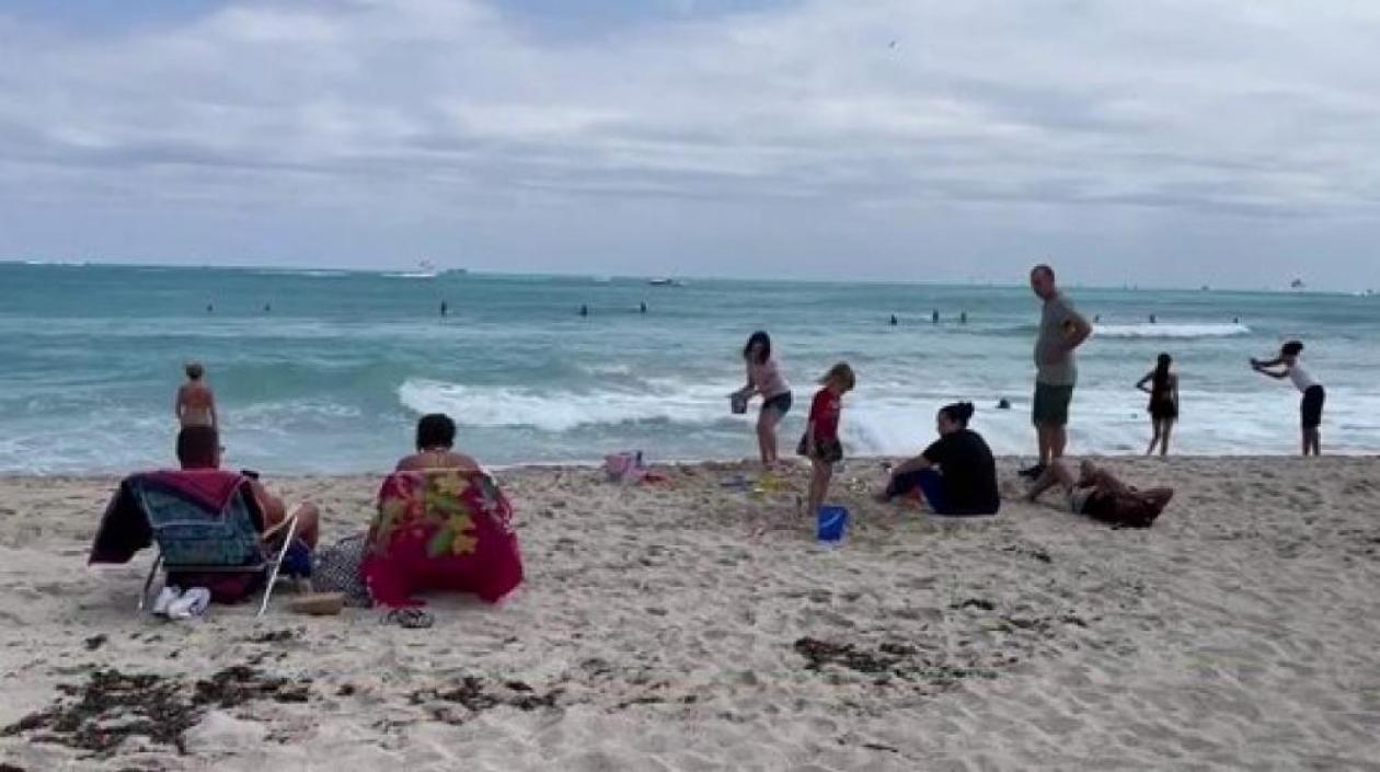 Playa en Miami.