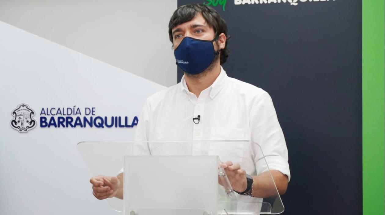 El Alcalde de Barranquilla, Jaime Pumarejo.