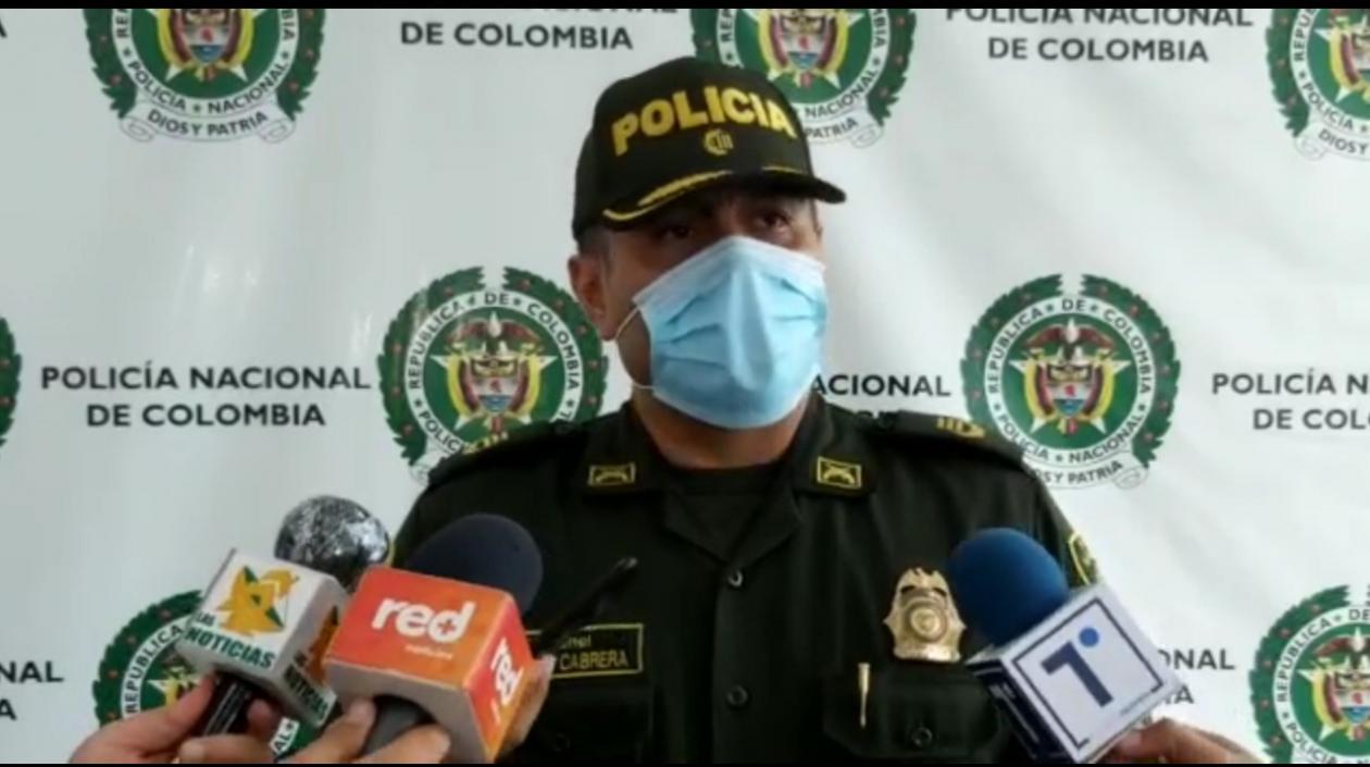 Coronel Carlos Cabrera, Subcomandante Policía Metropolitana de Barranquilla.