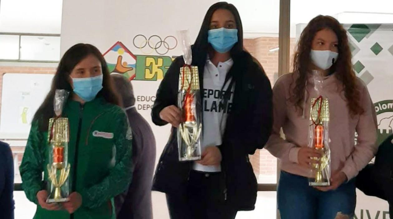 Juliana Caicedo Anguila, campeona nacional sub-20. 
