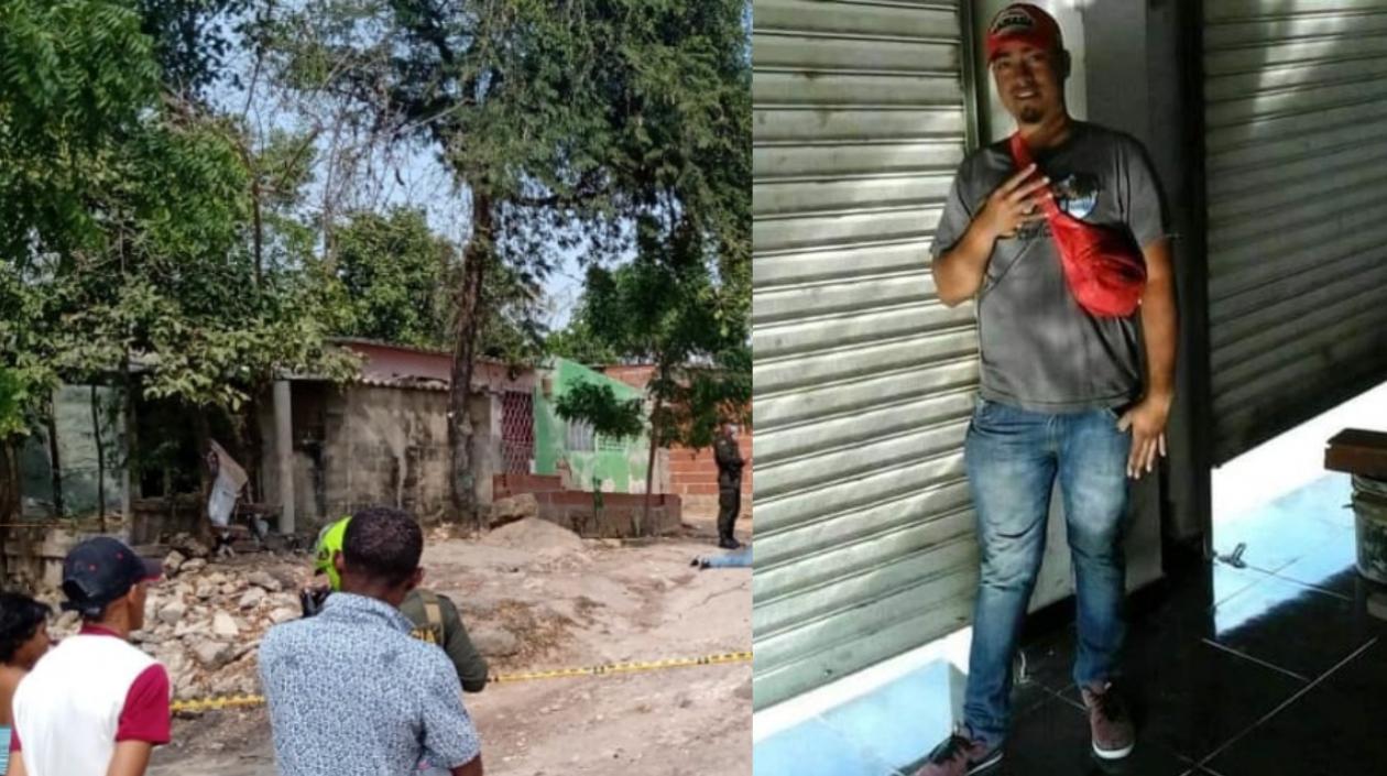 Yuldor Santo Martínez Ortega murió en el mismo lugar de los hechos. 