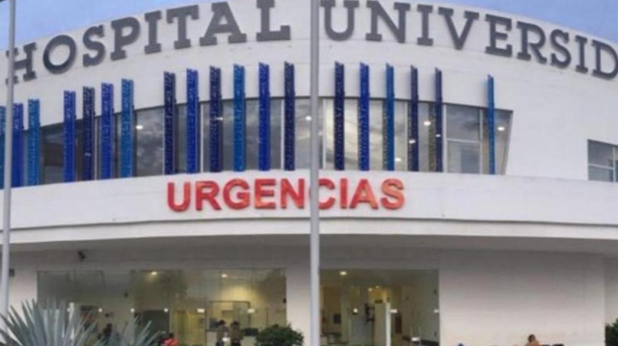 El tendero fue remitido al Hospital Universidad del Norte.