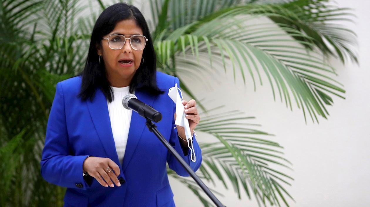 La vicepresidenta de Venezuela, Delcy Rodríguez.