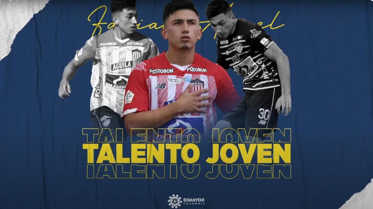 Fabián Ángel, jugador de Junior. 