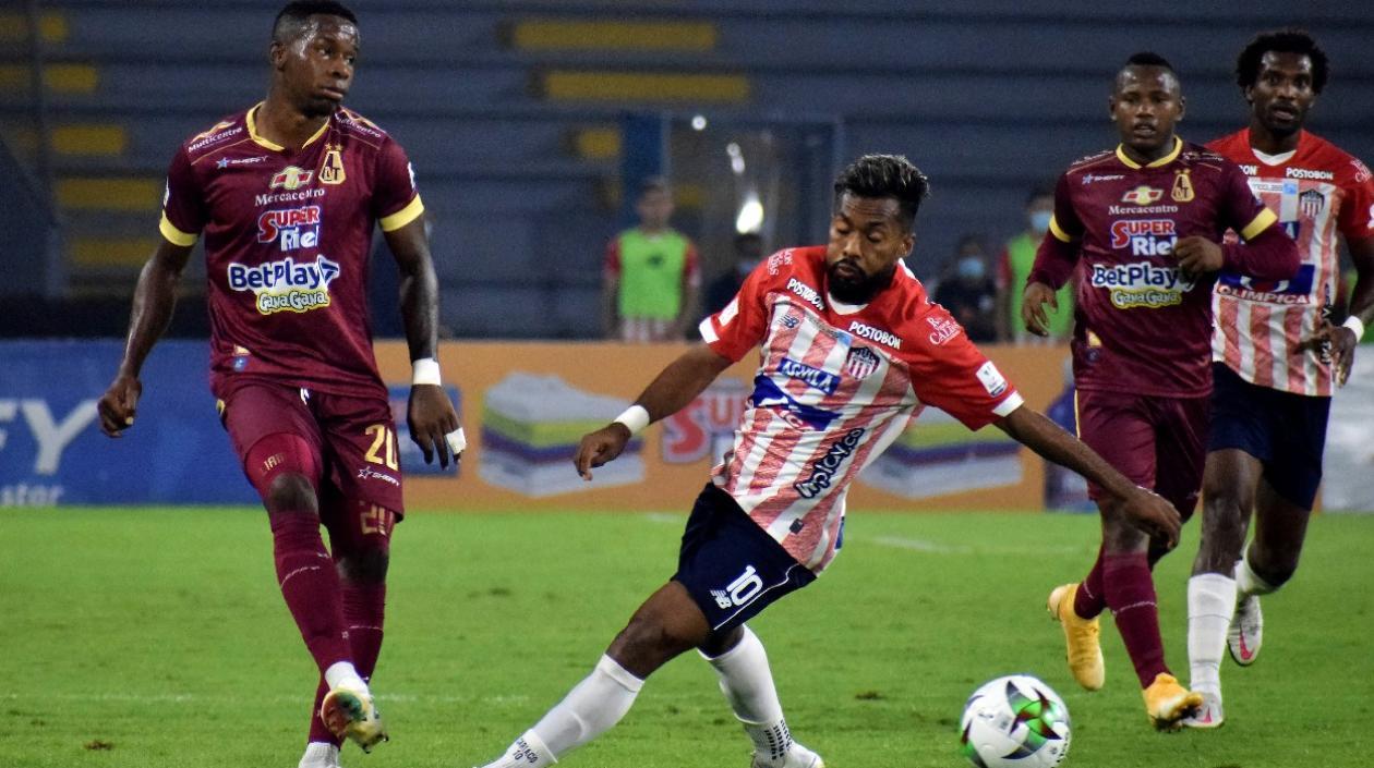 Luis 'Cariaco' González fue la figura de Junior ante el Tolima. 