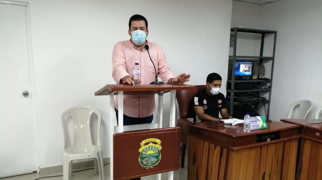 Gustavo De la Rosa, Alcalde de Sabanagrande. 