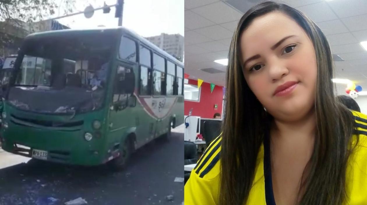 Sally Lizeth Cervantes Hoselvis falleció tras ser arrollada por este bus. 