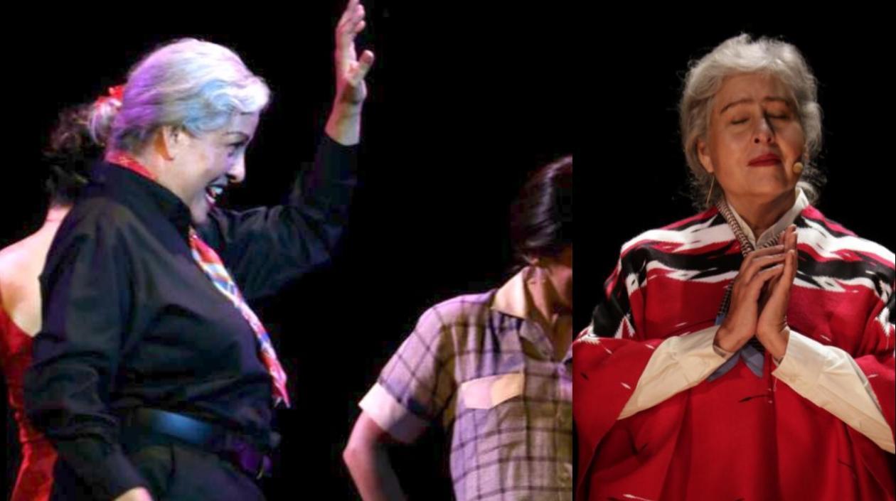 Carmenza Gómez interpreta a Chavela Vargas en el musical que se presenta en Bogotá.