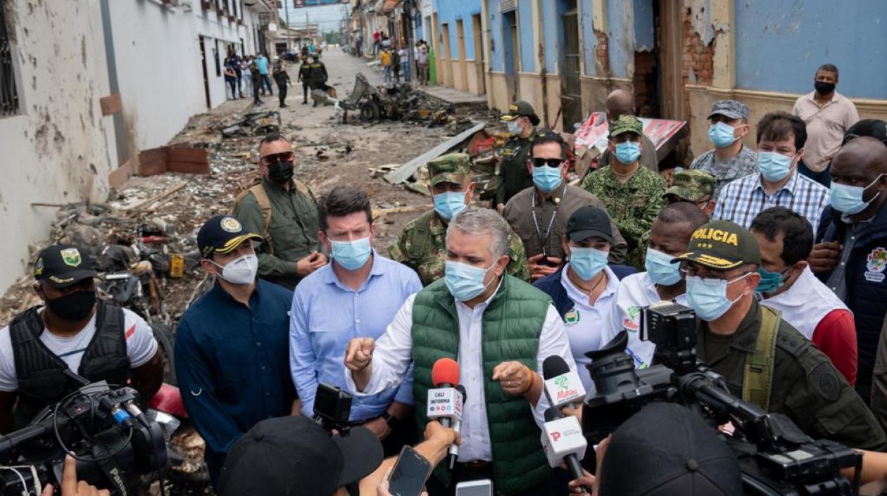 Presidente Iván Duque en Corinto, Cauca.