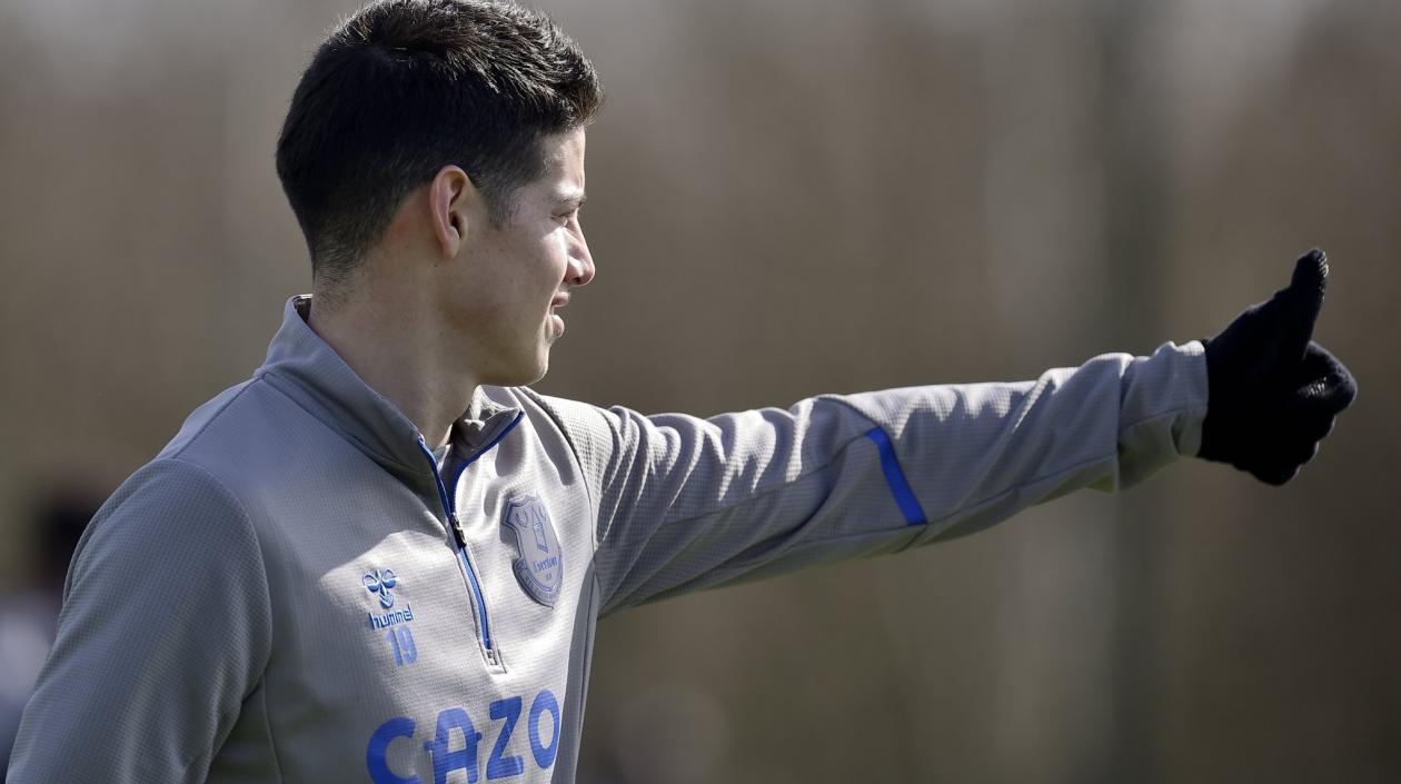 James Rodríguez, jugador colombiano. 