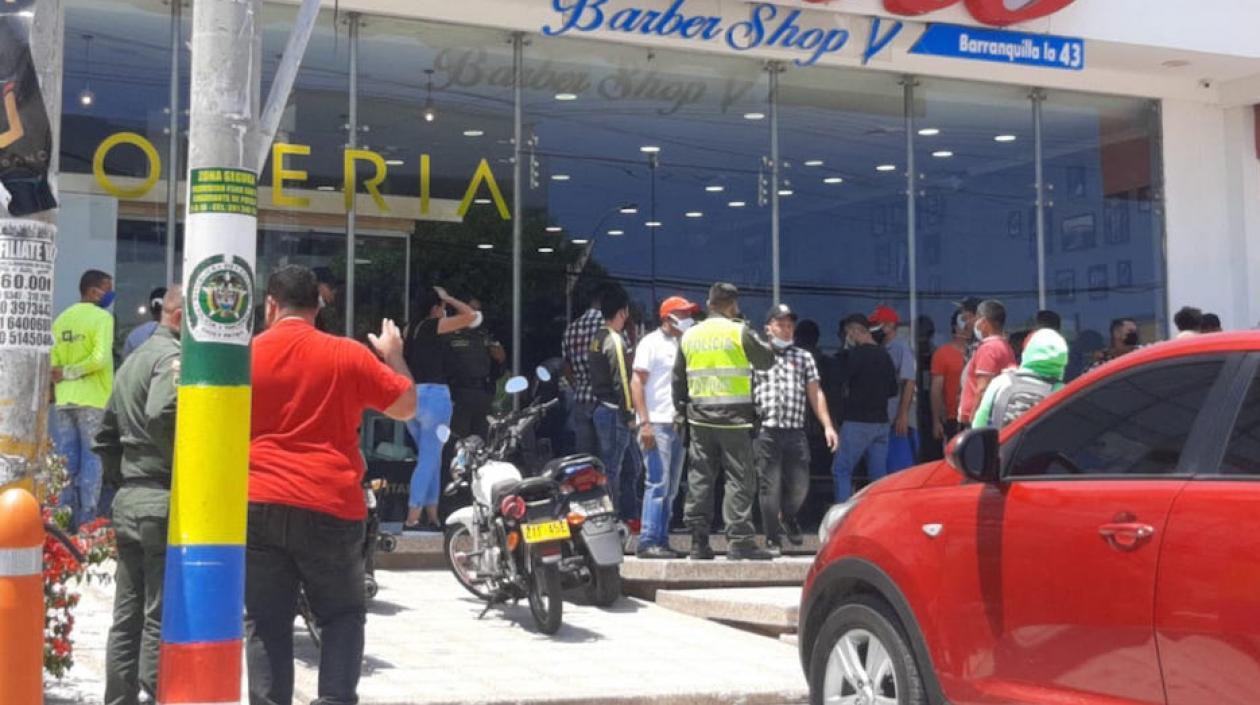 La peluquería y joyería Urbano en Barranquilla.