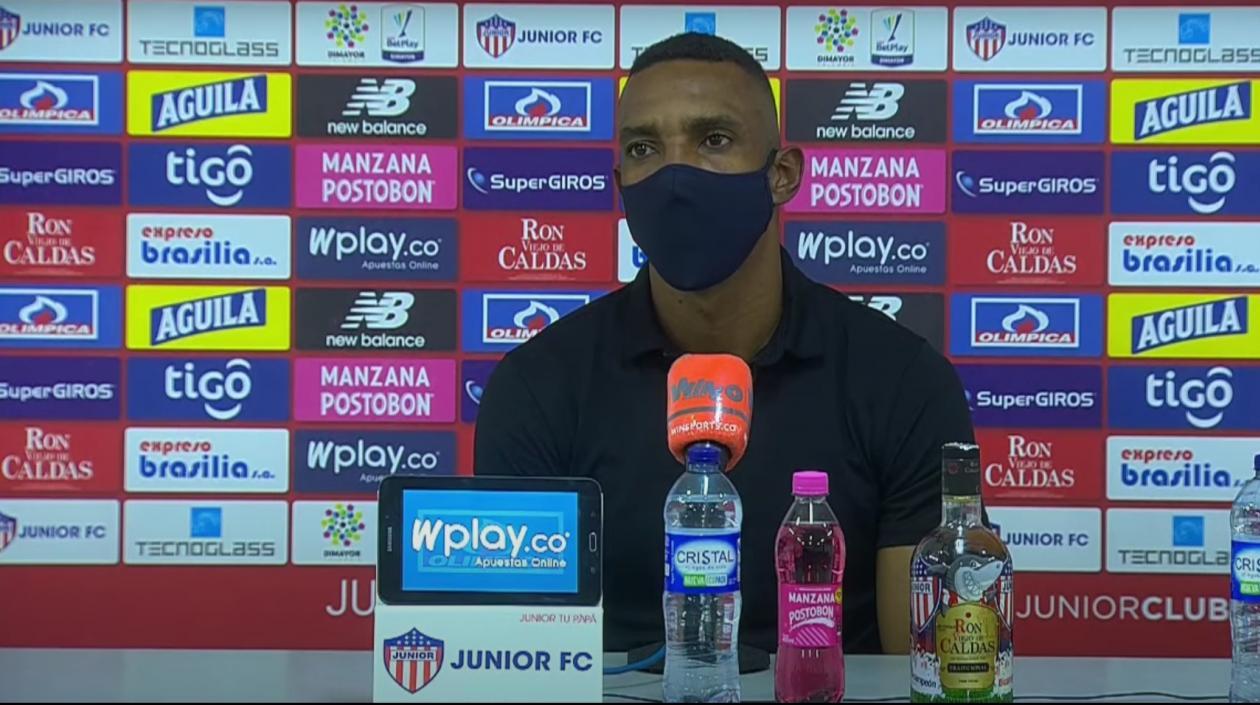 Luis Amaranto Perea, entrenador de Junior. 