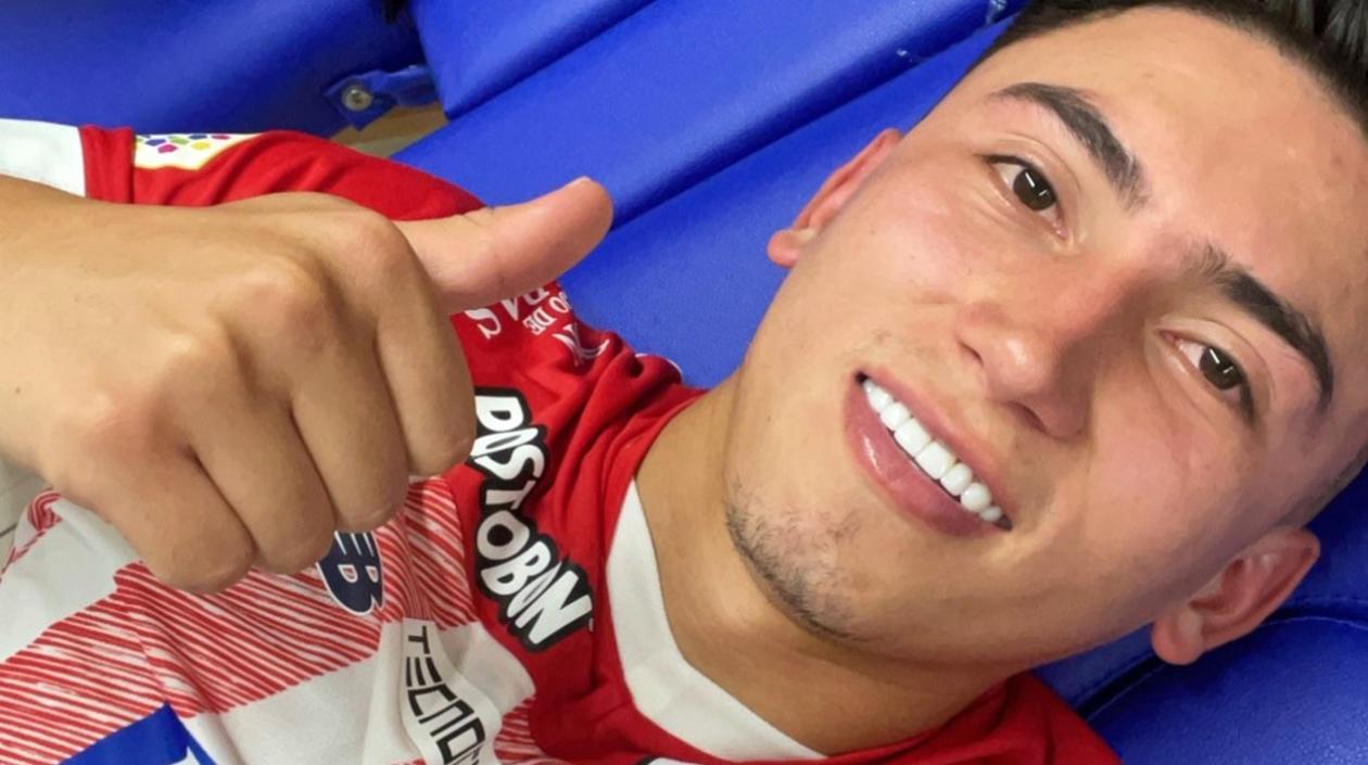 Fabián Ángel, jugador de Junior. 