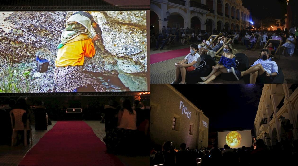 Imágenes de las proyecciones.