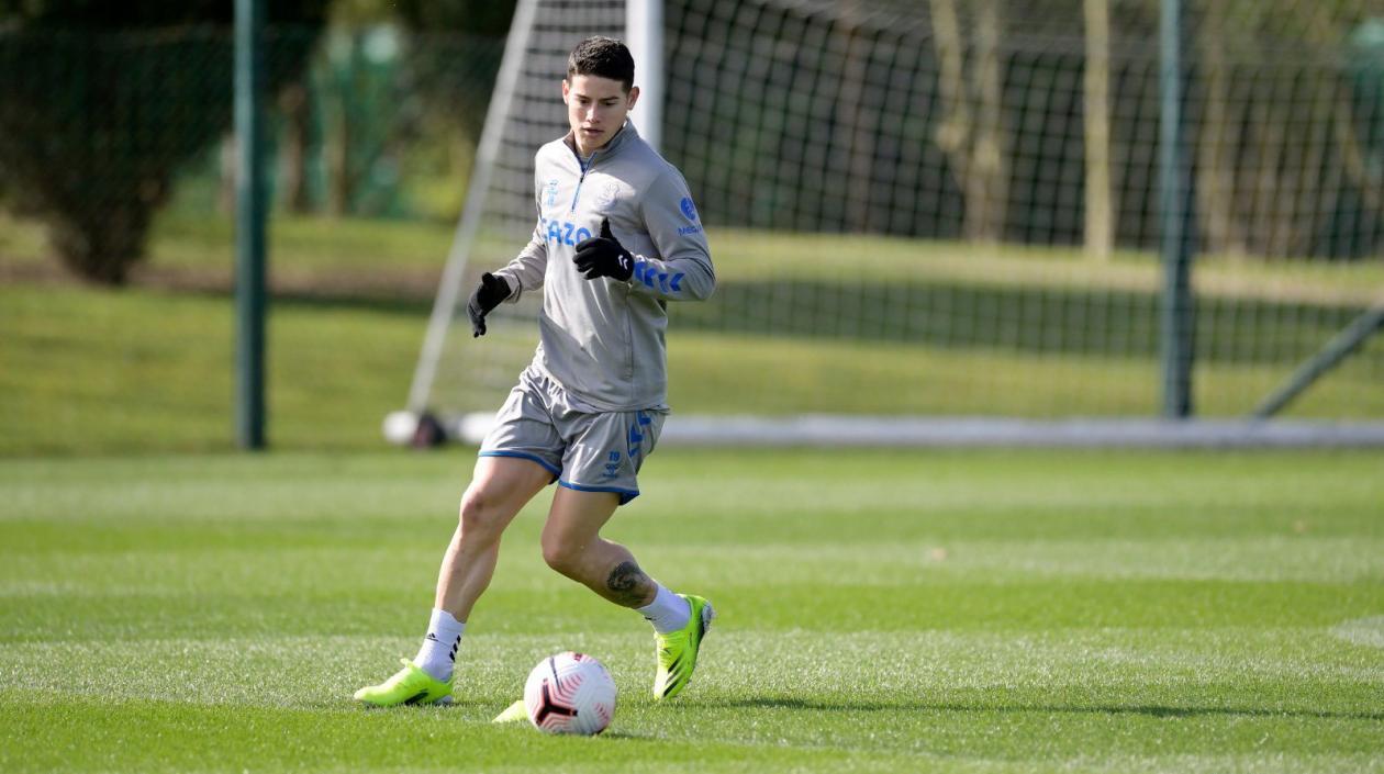 James Rodríguez, jugador colombiano. 