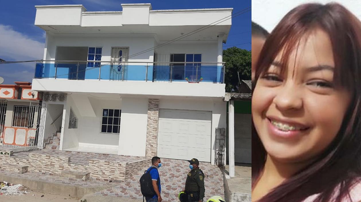 Francis Carolina Briceño fue encontrada muerta en el segundo piso de está vivienda.