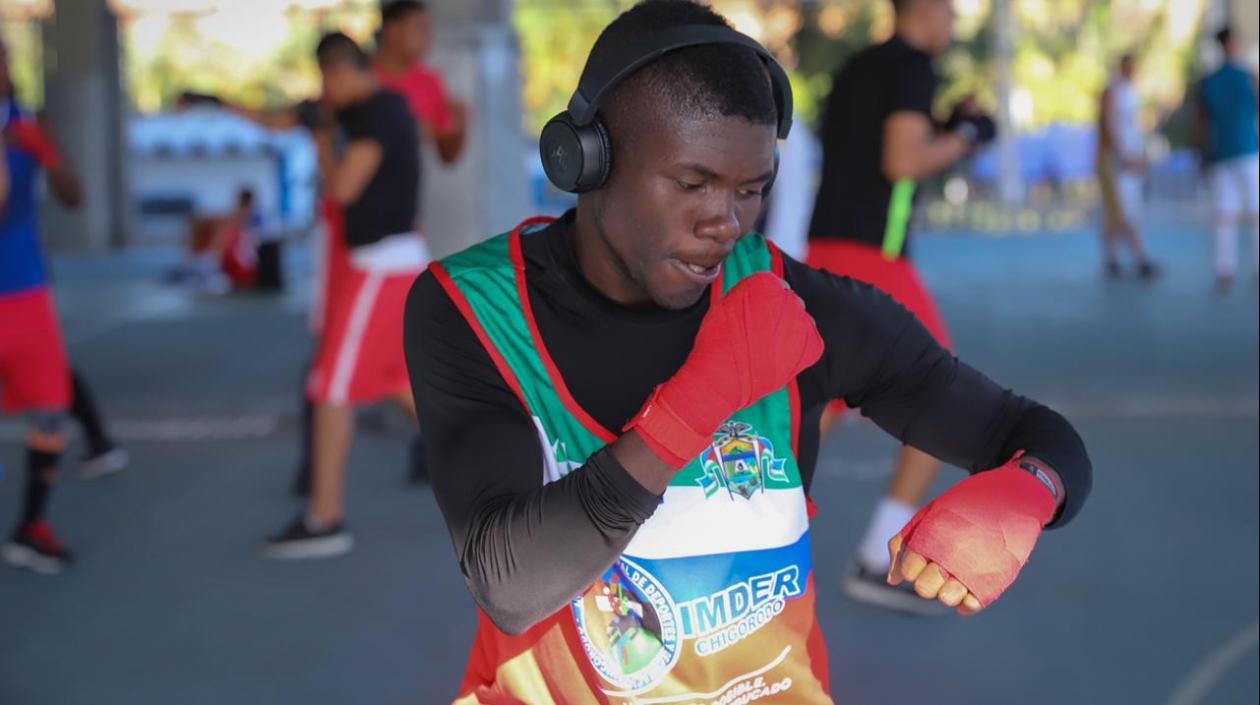 Yuberjen Martínez, boxeador colombiano. 