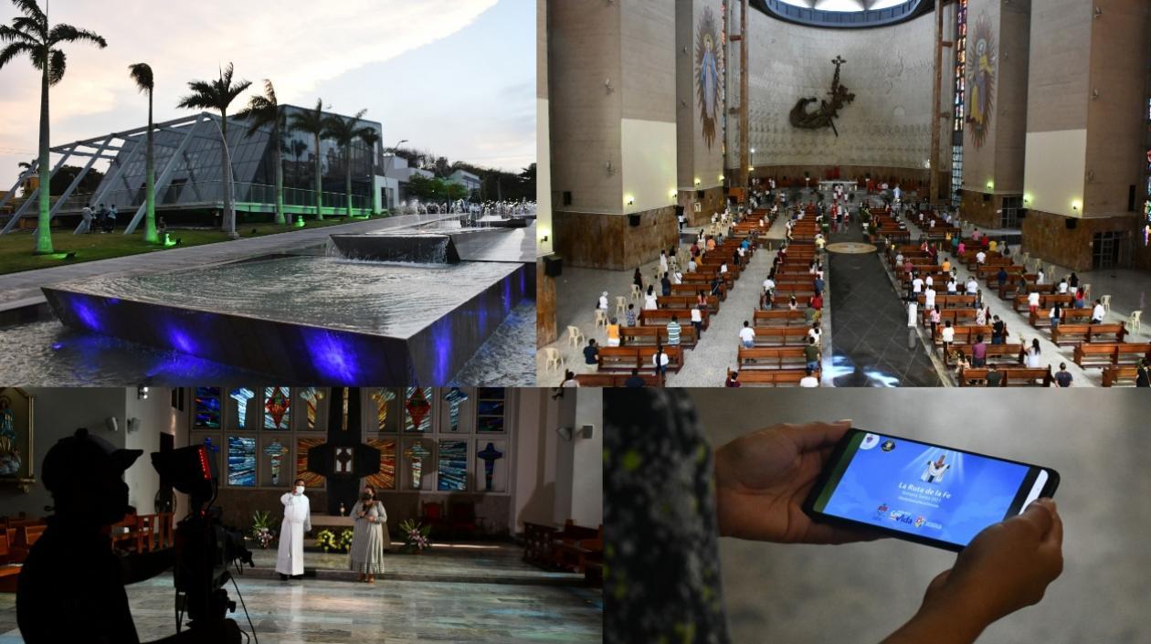 El Cubo de Cristal será el escenario desde donde se transmitirá la 'Ruta de la fe'.