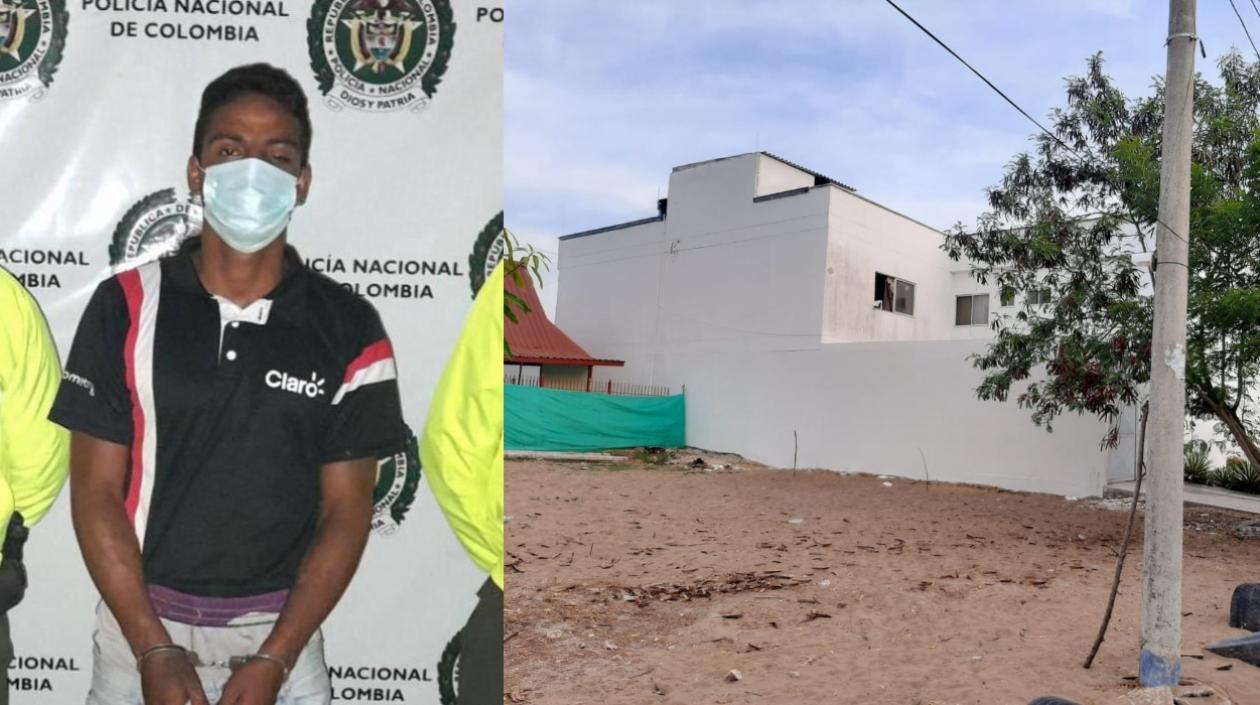 José Victorino Ropero Rodríguez, alias ‘El niño’ / Estación de Policía de Santo Tomás