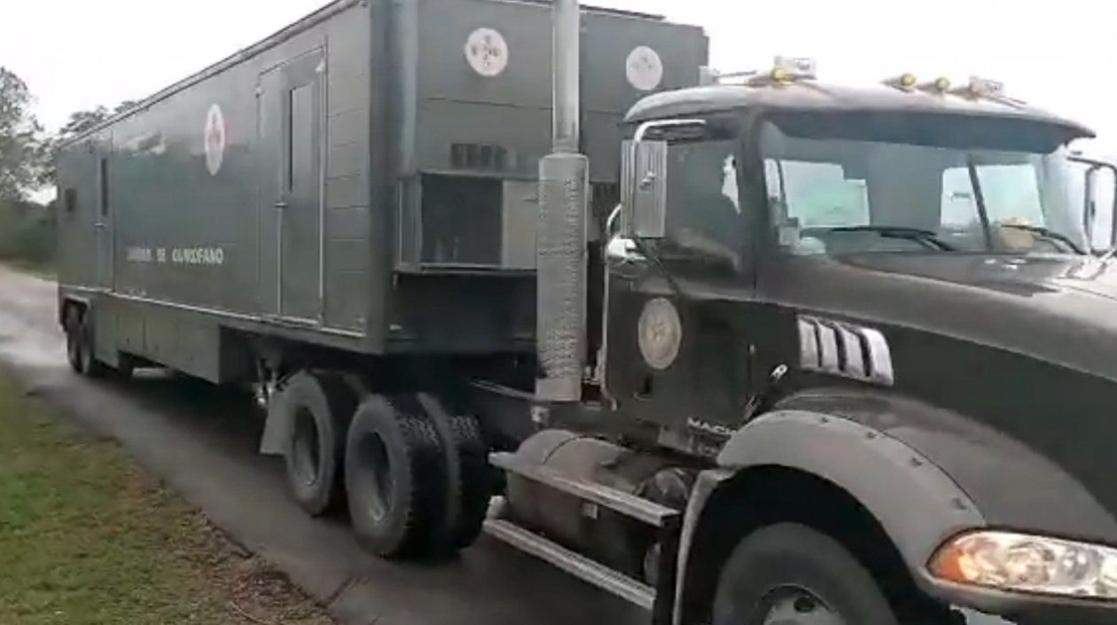 Esta es una unidad de atención para militares.