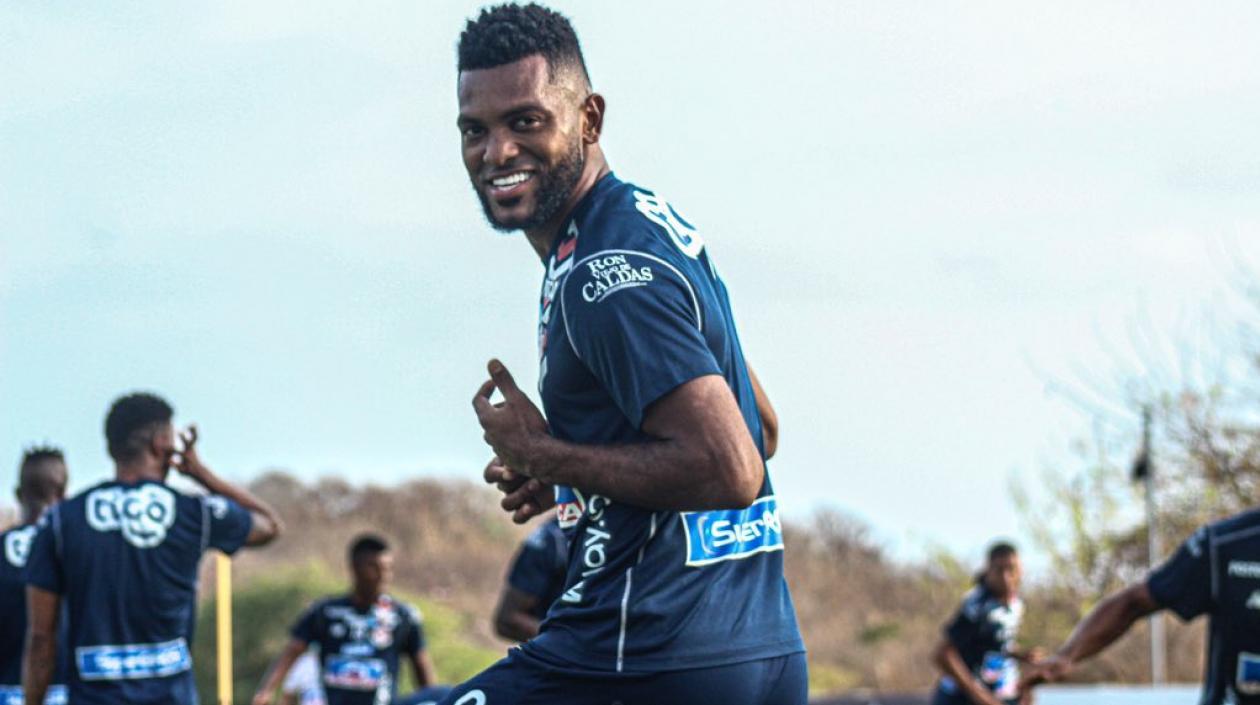 Miguel Ángel Borja, delantero de Junior. 