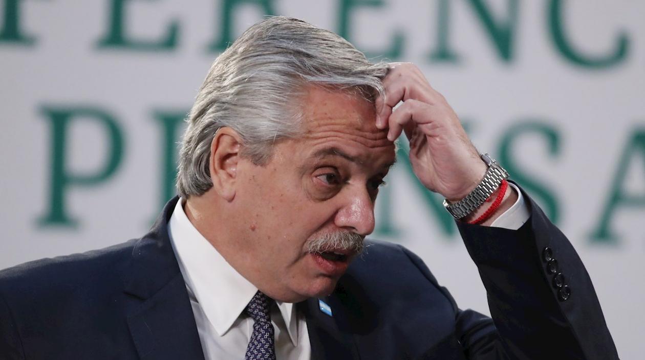 El presidente de Argentina, Alberto Fernández.