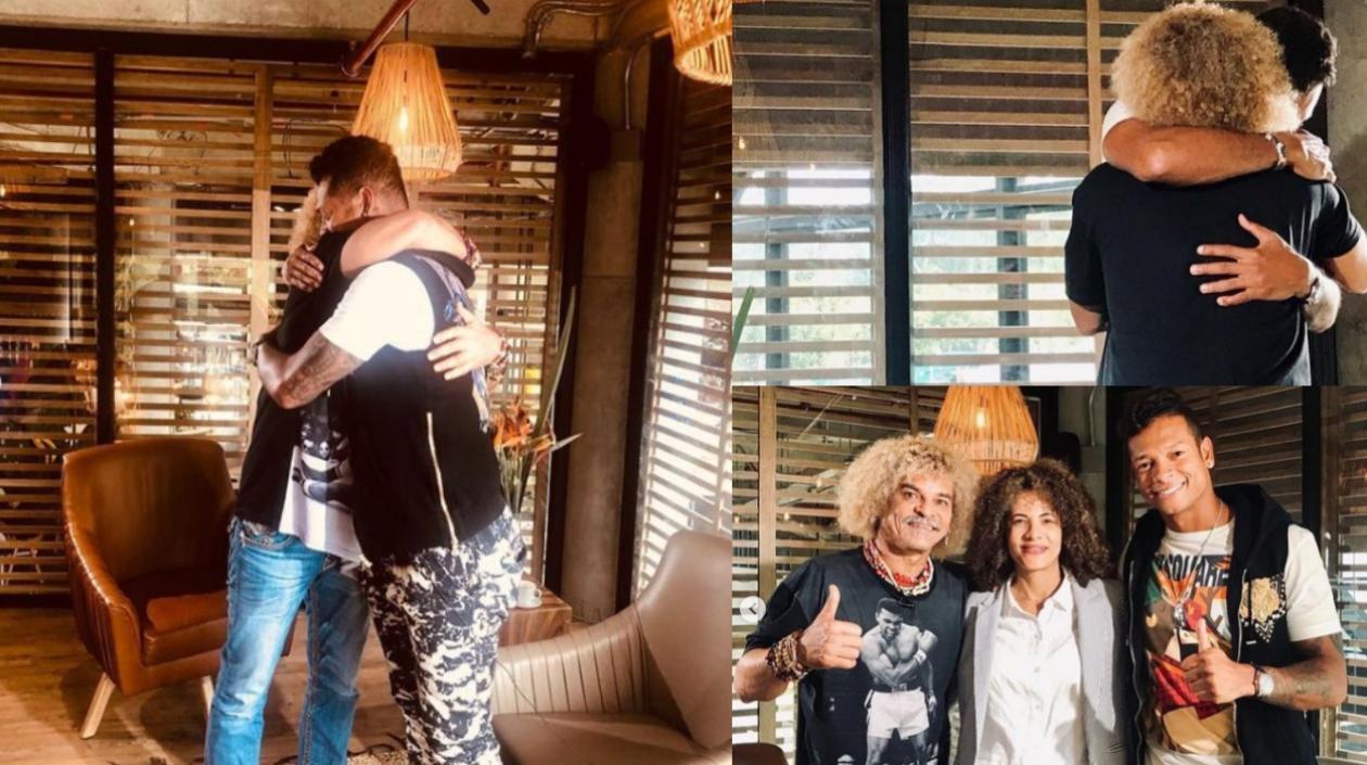 Carlos Valderrama y Fredy Guarín.