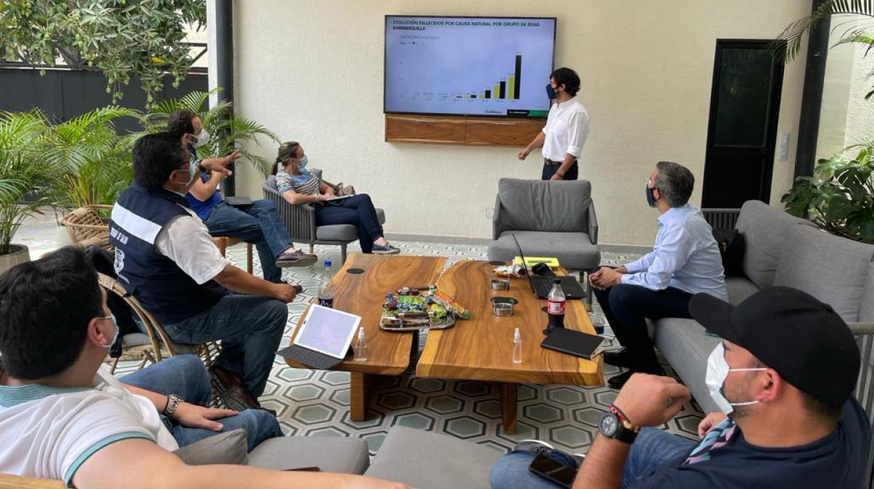 El Alcalde de Barranquilla, Jaime Pumarejo.