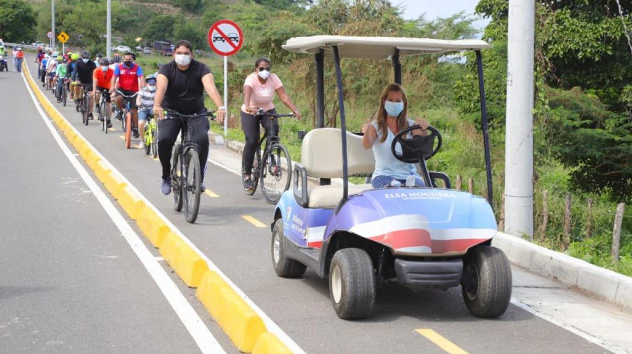 La Gobernadora del Atlántico, Elsa Noguera.