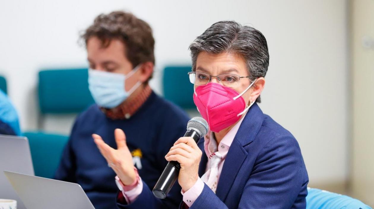 Claudia López, alcaldesa de Bogotá.