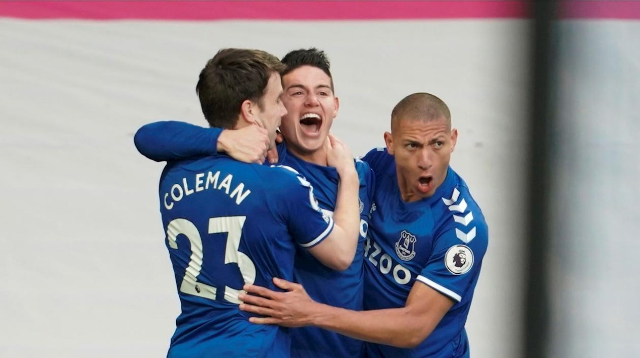 James Rodríguez, jugador colombiano. 