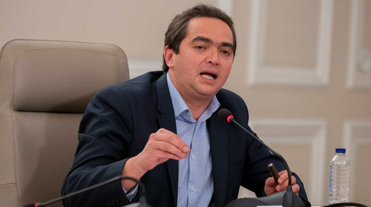 El Viceministro de Hacienda, Juan Alberto Londoño.