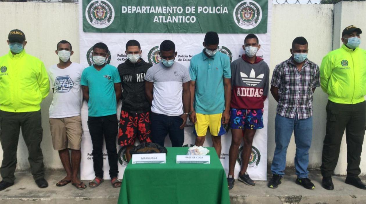 Las capturas fueron realizadas por la Policía de Atlántico.