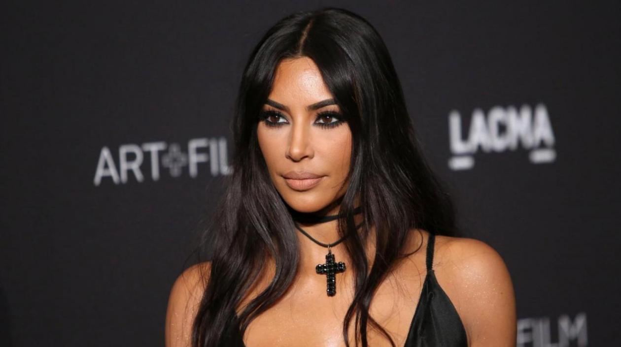 La estrella de la televisión estadounidense Kim Kardashian.