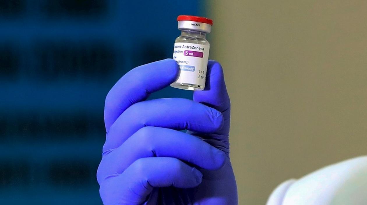 Una dosis de la vacuna de Astrazeneca. 
