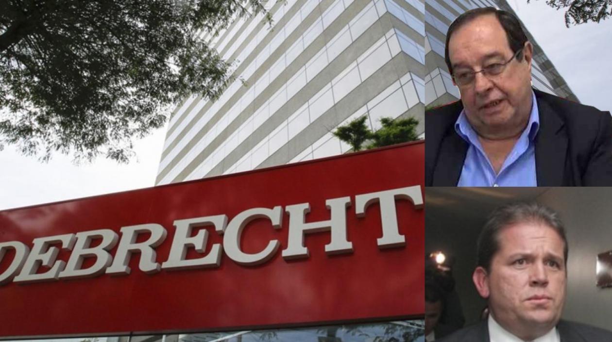 Arriba, Eduardo José Zambrano, y Federico Gaviria Velásquez, condenados por corrupción en caso Odebrecht.