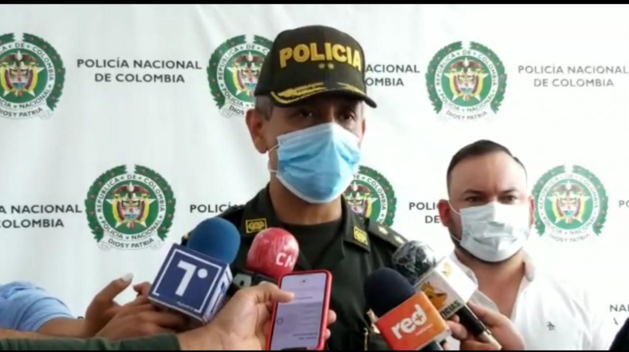 General Diego Rosero, comandante de la Policía Metropolitana.