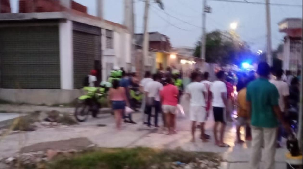 Lugar dónde ocurrió el crimen.