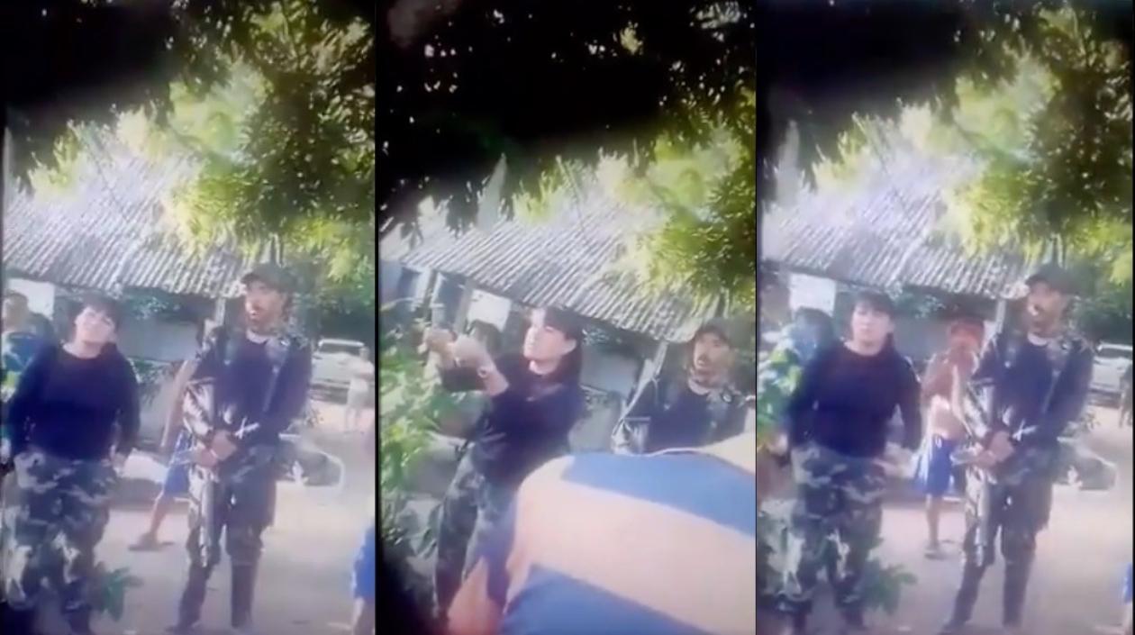 Imágenes recientes de presencia de las FARC en Venezuela.