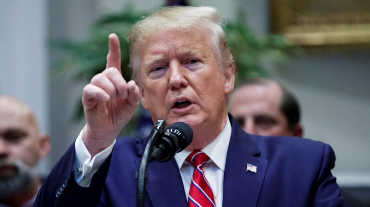 El expresidente Donald Trump.