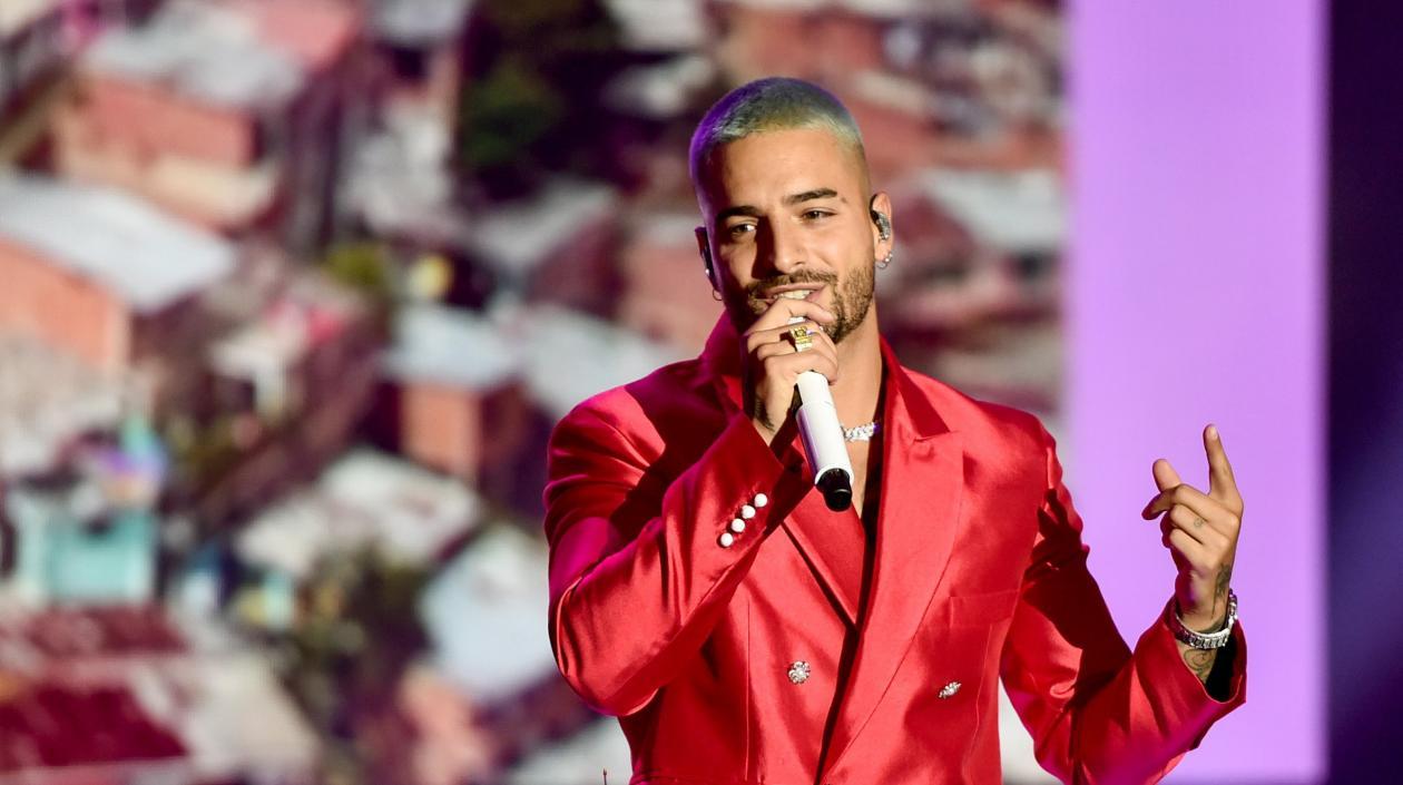 El cantautor colombiano Maluma.