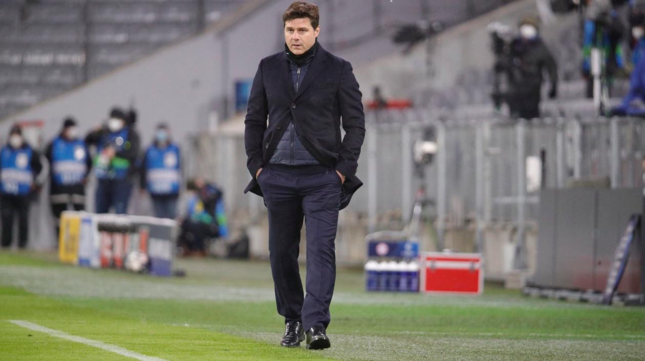 El entrenador del París Saint-Germain, Mauricio Pochettino.